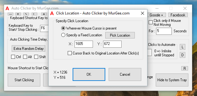 Auto Click at Current Mouse Cursor Location from Macro Script  Automate  Windows with Mouse and Keyboard Automation Software