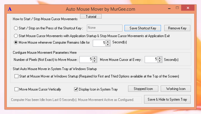 Auto Mouse Mover by MurGee.com