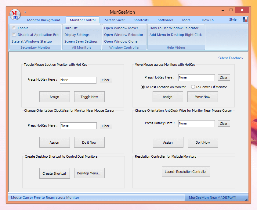 Dual Monitor Software