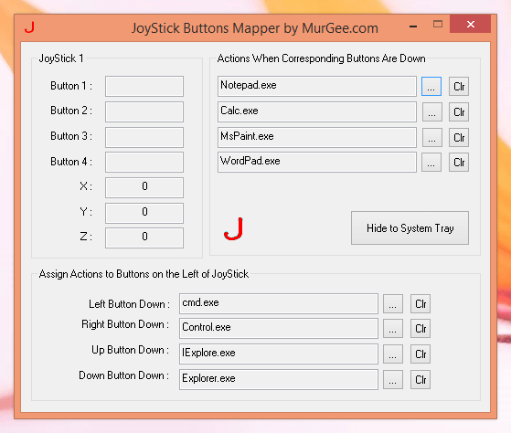 JoyStick Buttons Mapper by MurGee.com