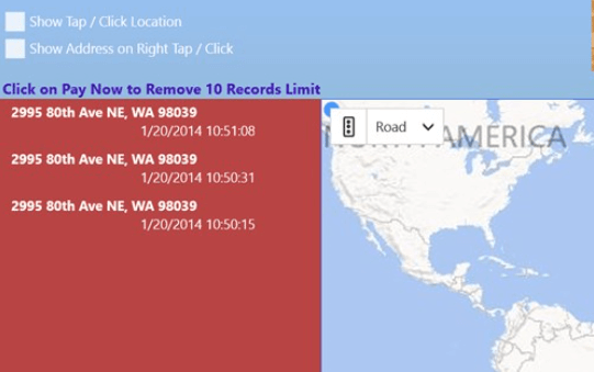 GPS Tracker for Windows 8.1