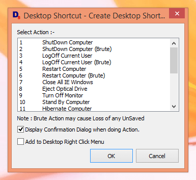 Desktop Shortcut Software to Control Windows Computer