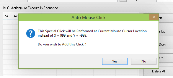 Left Click at Current Mouse Position from within Auto Mouse Click Script
