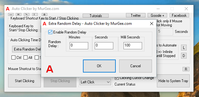 Extra Random Time Delay to Control Mouse Clicking Speed